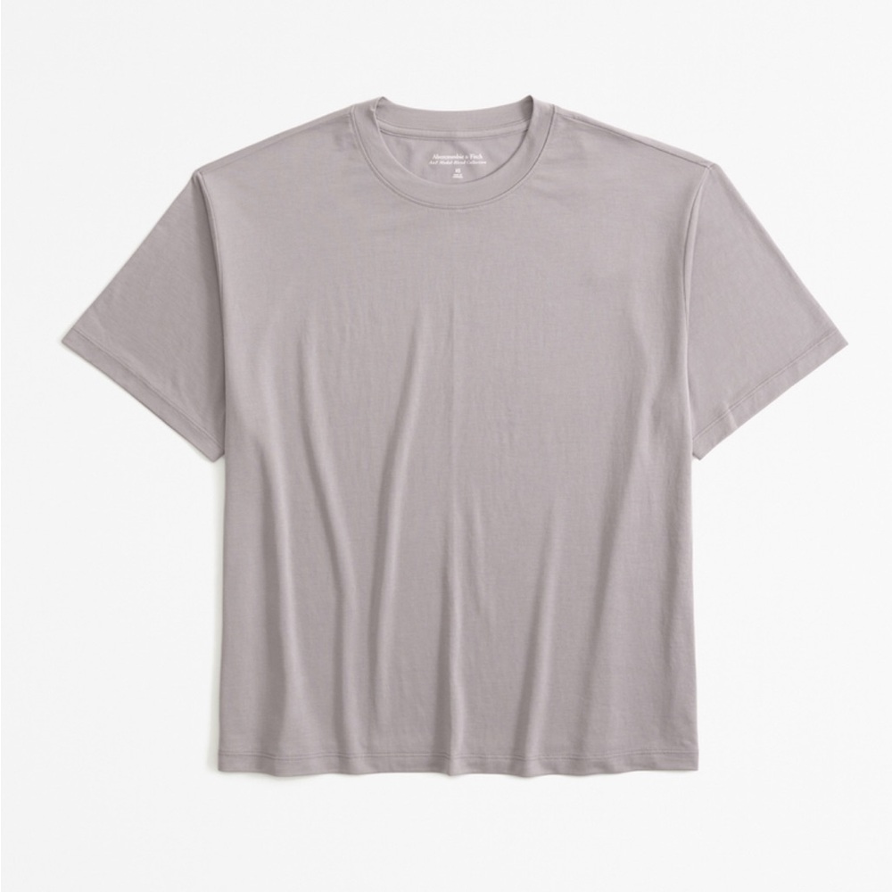 A&F Soft Drape Fabric Easy Tee